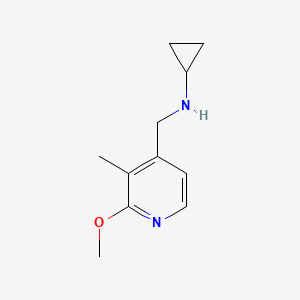 Cyclopropyl-(2-methoxy-3-methyl-pyridin-4-ylmethyl)-amine