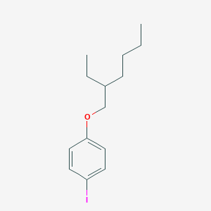 molecular formula C14H21IO B8449618 4-(2-Ethylhexyloxy)iodobenzene 