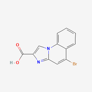 5-Bromoimidazo-[1,2-a]-quinoline-2-carboxylic acid
