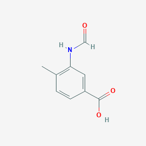 molecular formula C9H9NO3 B8449731 3-(Formylamino)-4-methylbenzoic Acid 