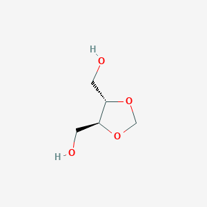 molecular formula C5H10O4 B8449761 (4S,5S)-4,5-bis(hydroxymethyl)-1,3-dioxolane 
