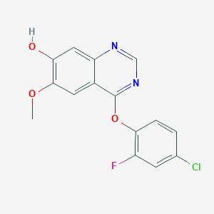 4-(4-Chloro-2-fluorophenoxy)-7-hydroxy-6-methoxyquinazoline