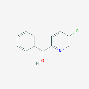 molecular formula C12H10ClNO B8449867 5-Chloro-2-pyridylbenzylalcohol 