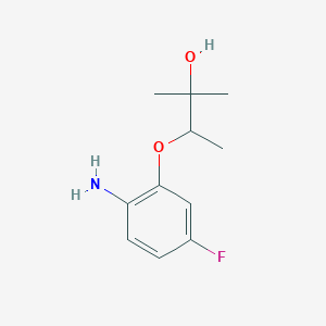 3-(2-Amino-5-fluoro-phenoxy)-2-methyl-butan-2-ol