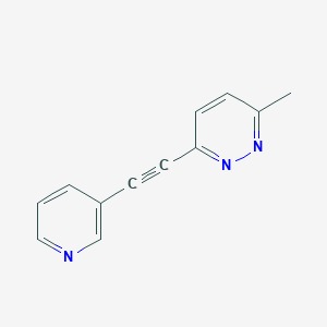 molecular formula C12H9N3 B8449895 3-Methyl-6-(pyridin-3-ylethynyl)pyridazine 