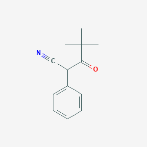 4,4-Dimethyl-3-oxo-2-phenylpentanenitrile