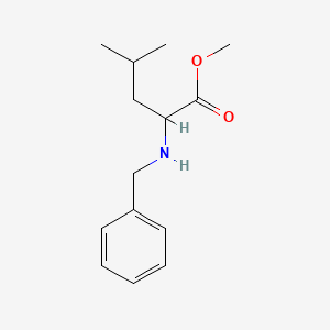 Methyl (2S)-2-(benzylamino)-4-methylpentanoate