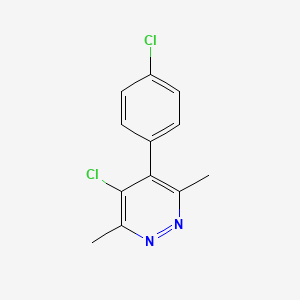 4-Chloro-5-(4-chlorophenyl)-3,6-dimethylpyridazine