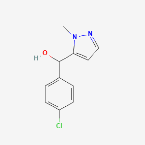 (+/-)-(4-Chlorophenyl)(2-methyl-2H-pyrazol-3-yl)methanol