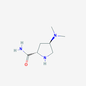 (2S,4R)-4-Dimethylamino-pyrrolidine-2-carboxylic acid amide