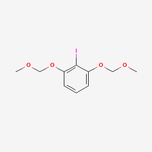 molecular formula C10H13IO4 B8450134 2-Iodo-1,3-bis(methoxymethoxy)benzene 