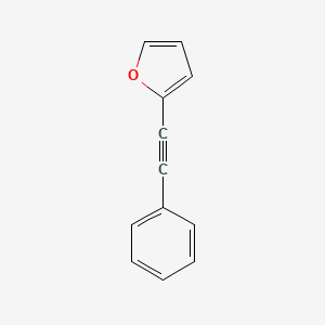 molecular formula C12H8O B8450177 2-(Phenylethynyl)furan 