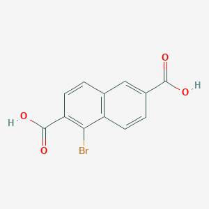 molecular formula C12H7BrO4 B8450224 Bromo-2,6-naphthalenedicarboxylic acid 