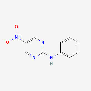molecular formula C10H8N4O2 B8450232 (5-Nitro-Pyrimidin-2-yl)-Phenyl-Amine 
