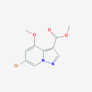 Methyl 6-bromo-4-methoxypyrazolo[1,5-a]pyridine-3-carboxylate