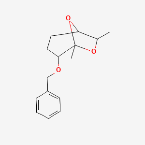 5,7-Dimethyl-4-(phenylmethoxy)-6,8-dioxabicyclo(3.2.1)octane