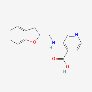 molecular formula C15H14N2O3 B8450445 3-[(2,3-Dihydro-1-benzofuran-2-ylmethyl)amino]pyridine-4-carboxylic acid 