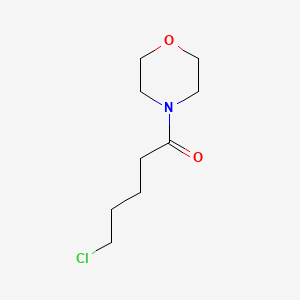molecular formula C9H16ClNO2 B8450454 5-Chlorovaleric acid, morpholide 