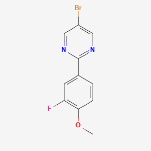 5-Bromo-2-(3-fluoro-4-methoxyphenyl)pyrimidine