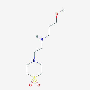 N-(2-(1,1-dioxido-4-thiomorpholinyl)ethyl)-3-methoxy-1-propanamine