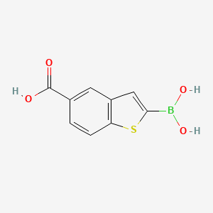 2-(Dihydroxyboryl)-1-benzothiophene-5-carboxylic acid