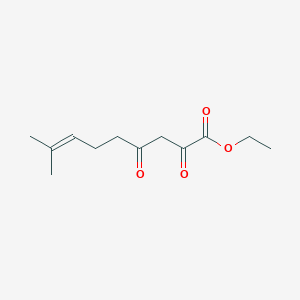 molecular formula C12H18O4 B8450707 8-Methyl-2,4-dioxo-non-7-enoic acid ethyl ester 