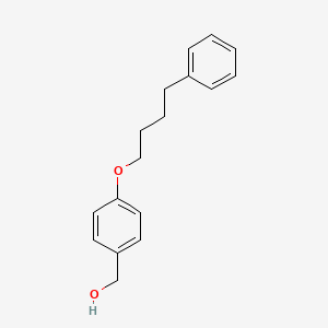 molecular formula C17H20O2 B8450728 4-(4-Phenylbutoxy)benzyl alcohol 