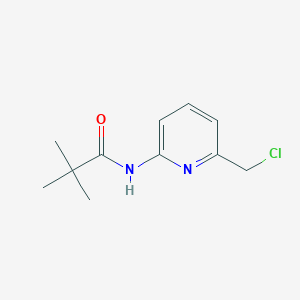 molecular formula C11H15ClN2O B8450745 N-(6-chloromethyl-pyridin-2-yl)-2,2-dimethyl-propionamide 