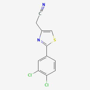 2-[2-(3,4-Dichlorophenyl)thiazol-4-yl]acetonitrile