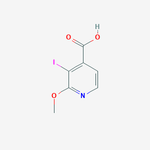 molecular formula C7H6INO3 B8450793 3-Iodo-2-methoxyisonicotinic acid 