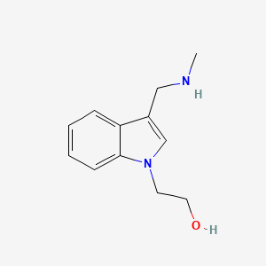 1-(2-hydroxyethyl)-3-(methylaminomethyl)-1H-indole