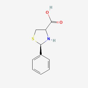 molecular formula C10H11NO2S B8450865 (R)-2-Phenylthiazolidine-4-carboxylic acid 