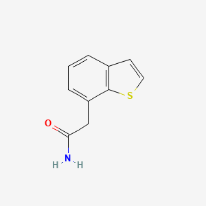 molecular formula C10H9NOS B8450871 Benzo[b]thiophene-7-acetamide 