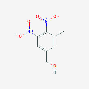 molecular formula C8H8N2O5 B8450908 (3-Methyl-4,5-dinitrophenyl)methanol 