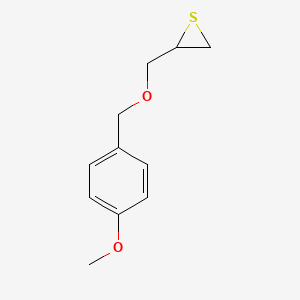 molecular formula C11H14O2S B8450973 2-(((4-Methoxybenzyl)oxy)methyl)thiirane 