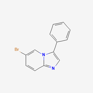 molecular formula C13H9BrN2 B8450984 6-Bromo-3-phenyl-imidazo[1,2-a]pyridine 