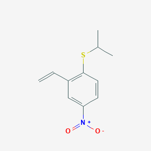 Isopropyl(4-nitro-2-vinylphenyl)sulfane