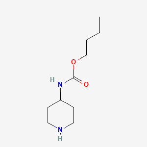 molecular formula C10H20N2O2 B8450991 Piperidin-4-yl-carbamic acid butyl ester CAS No. 141498-58-0