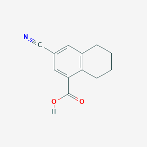 3-Cyano-5,6,7,8-tetrahydro-1-naphthalenecarboxylic acid