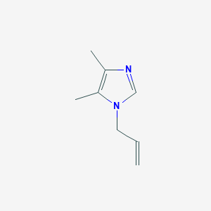 molecular formula C8H12N2 B8451040 1-Allyl-4,5-dimethyl-imidazole 