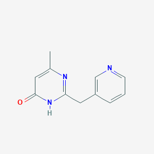 molecular formula C11H11N3O B8451053 6-Methyl-3-pyridylmethyl-4-pyrimidone 