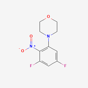 molecular formula C10H10F2N2O3 B8451062 4-(3,5-Difluoro-2-nitro-phenyl)-morpholine 