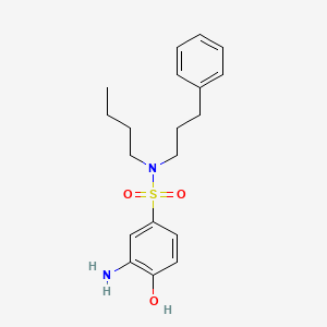 N-butyl-N-(3'-phenylpropyl)-3-amino-4-hydroxybenzensulfonamide