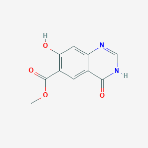 molecular formula C10H8N2O4 B8451155 Methyl 7-hydroxy-4-oxo-3,4-dihydroquinazolin-6-carboxylate 