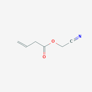 molecular formula C6H7NO2 B8451157 Cyanomethyl but-3-enoate 