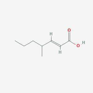 molecular formula C8H14O2 B8451191 (E)-4-methyl-hept-2-enoic acid 