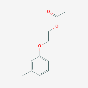 molecular formula C11H14O3 B8451230 2-(3-Methylphenoxy)ethyl acetate CAS No. 6807-10-9