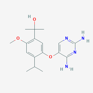 2-[5-(2,4-Diaminopyrimidin-5-yloxy)-4-isopropyl-2-methoxy-phenyl]-propan-2-ol