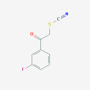 2-(3-Fluorophenyl)-2-oxoethyl thiocyanate