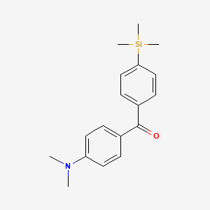 [4-(Dimethylamino)phenyl][4-(trimethylsilyl)phenyl]methanone